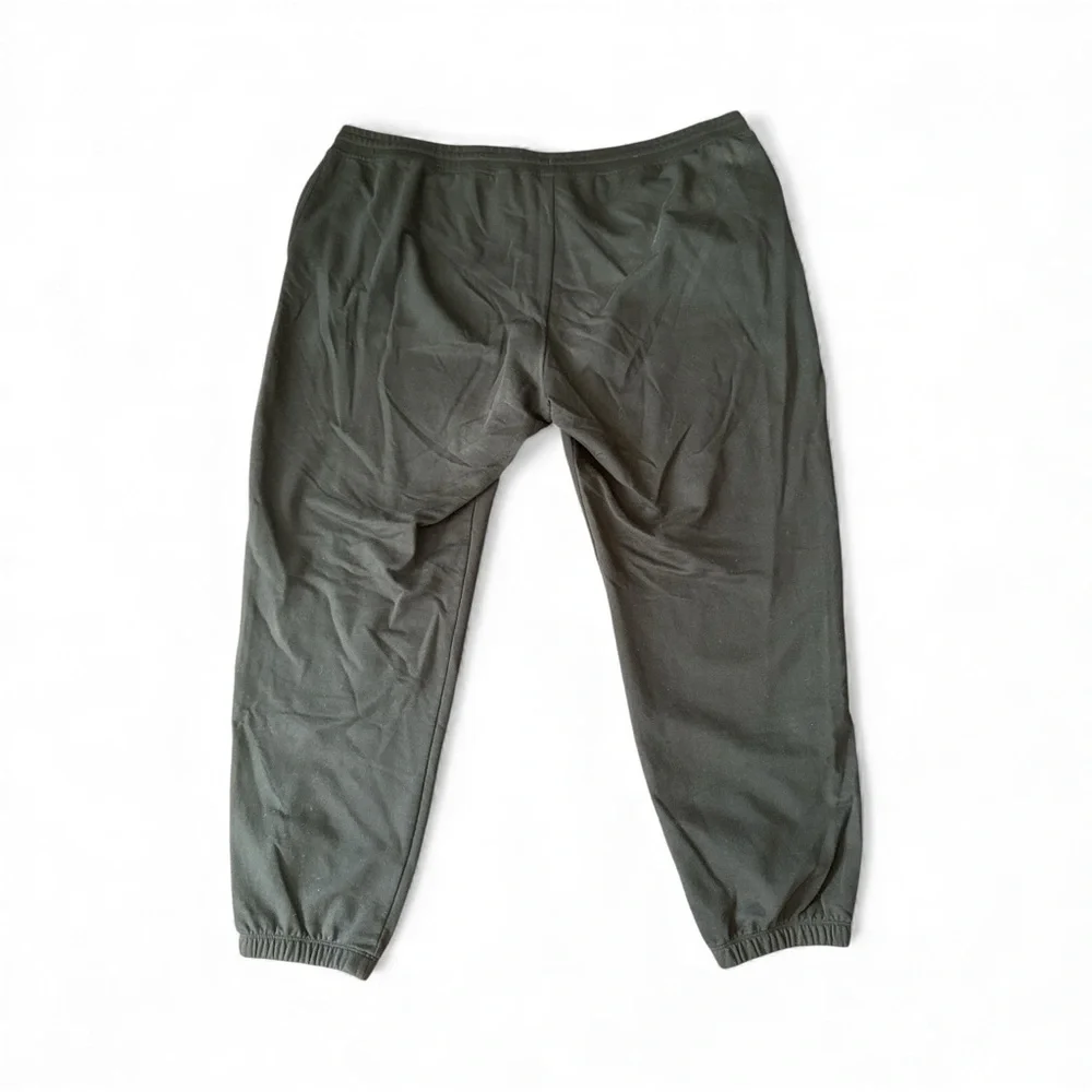 Eddie Bauer Plus Size Black Joggers with White Drawstring